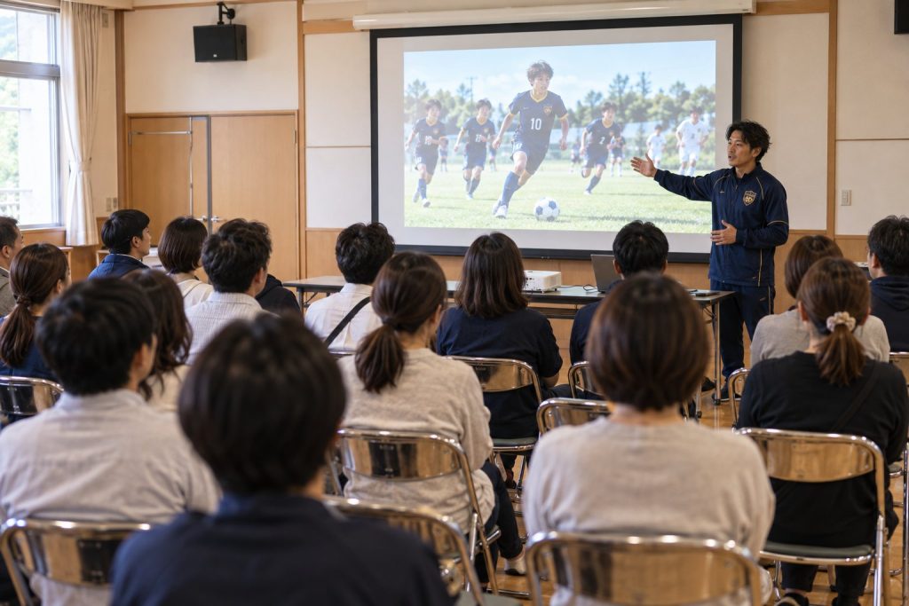 保護者向け説明会の様子